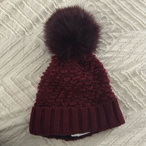 Free People Full Moon Nubby Pom Beanie